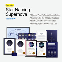 Load image into Gallery viewer, Name a Star Supernova Package
